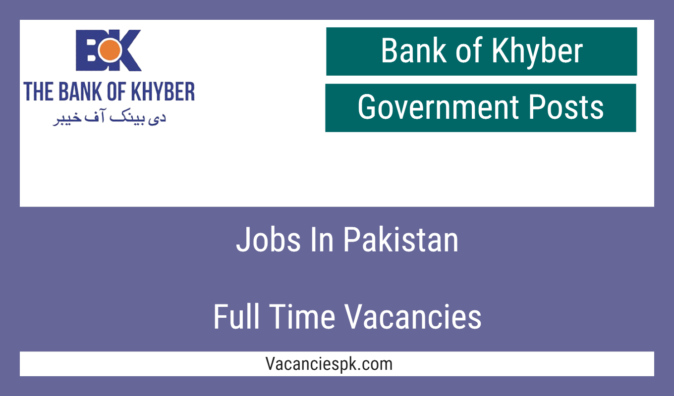 Bank of Khyber Jobs