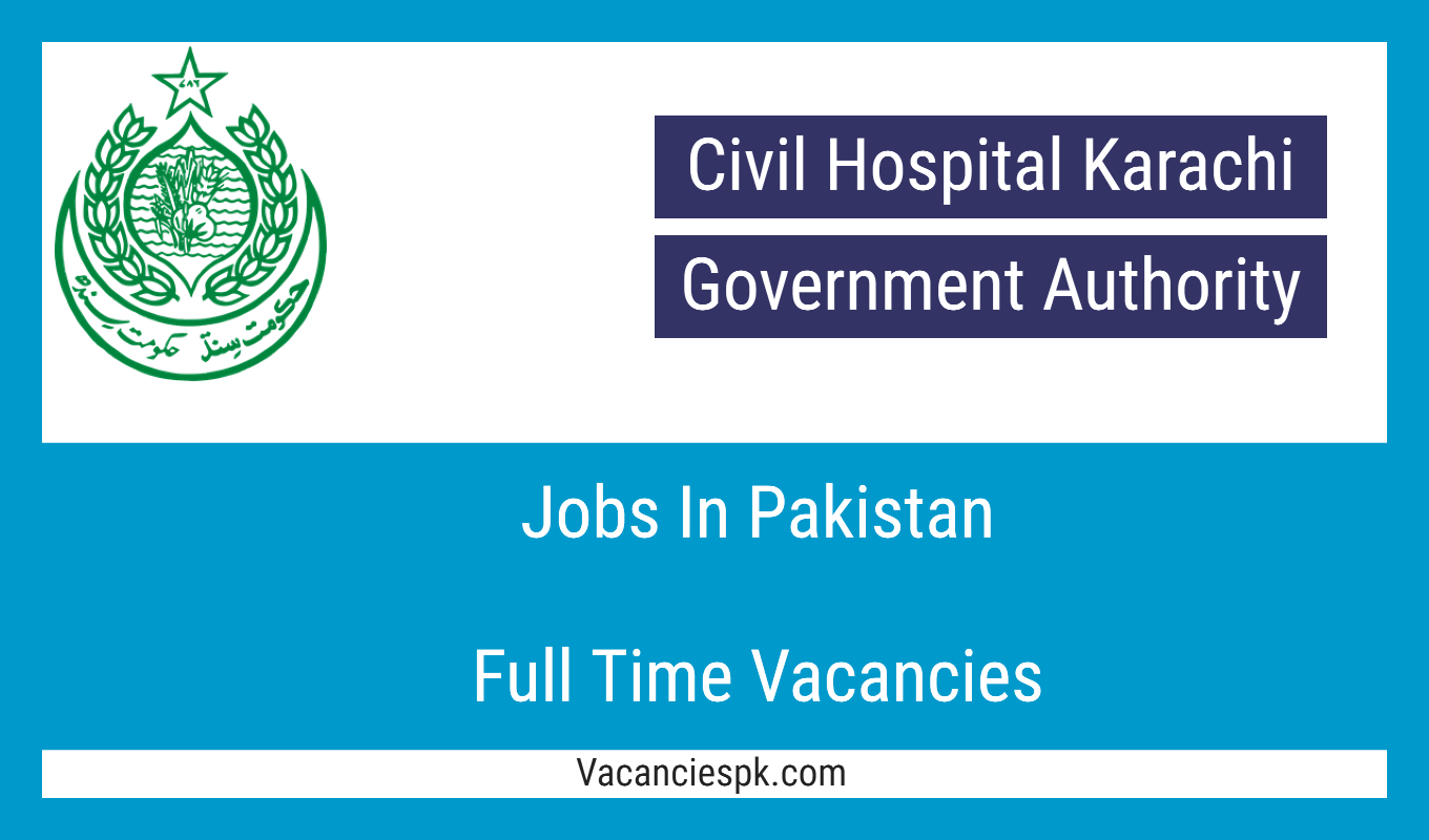 Civil Hospital Karachi Jobs