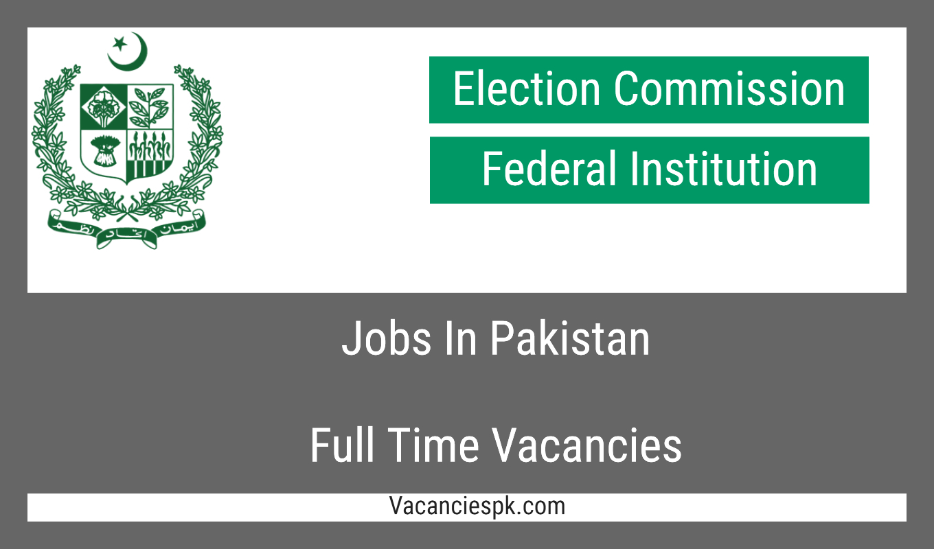 Election Commission of Pakistan Jobs