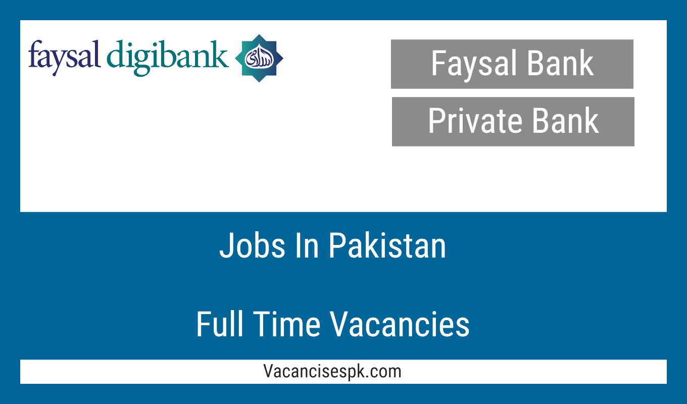 Faysal Bank Jobs