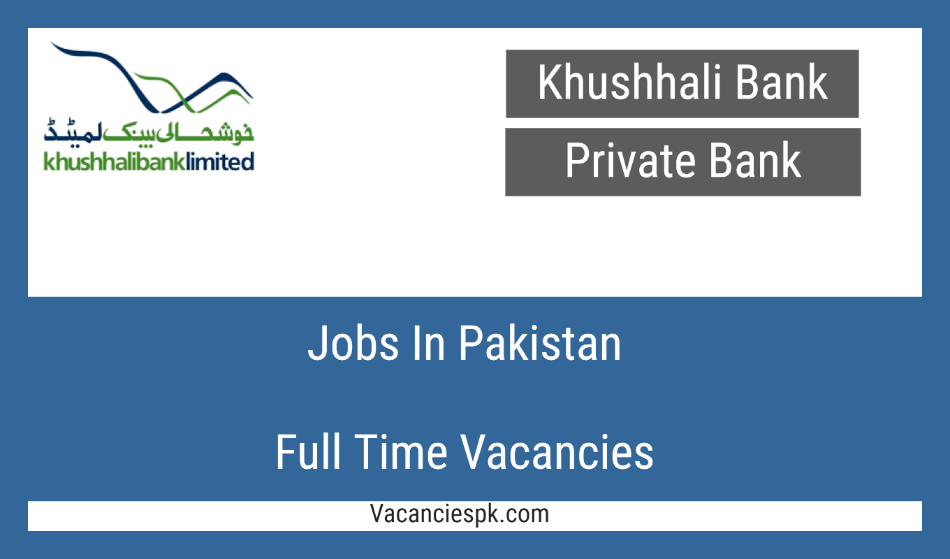 Khushhali Bank Jobs