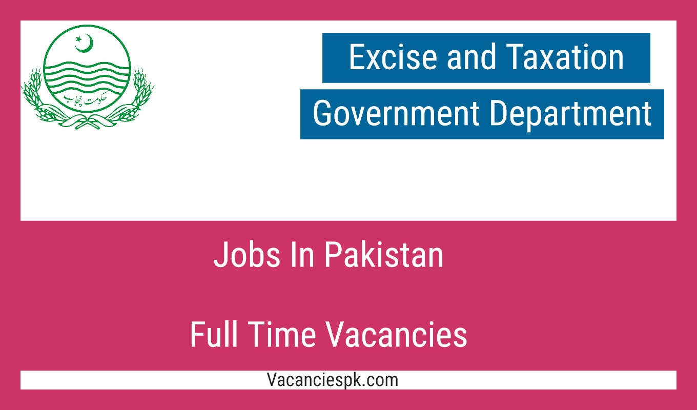 Excise and Taxation Jobs