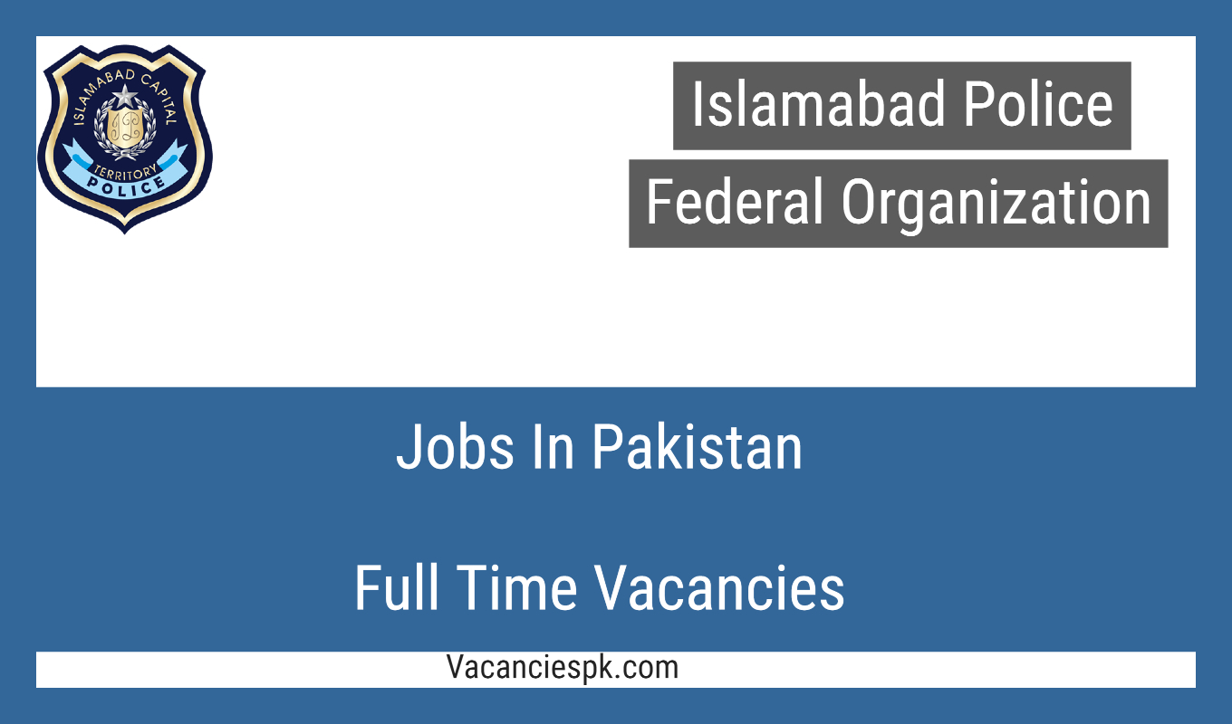 Islamabad Police Jobs