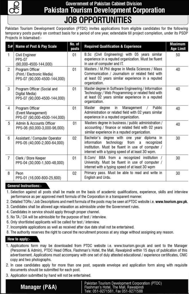 PTDC Jobs