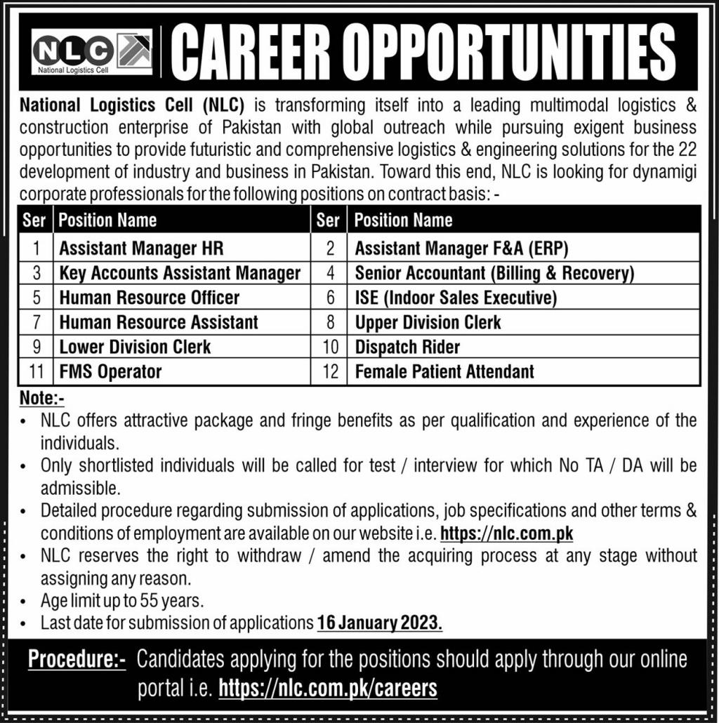 NLC Jobs