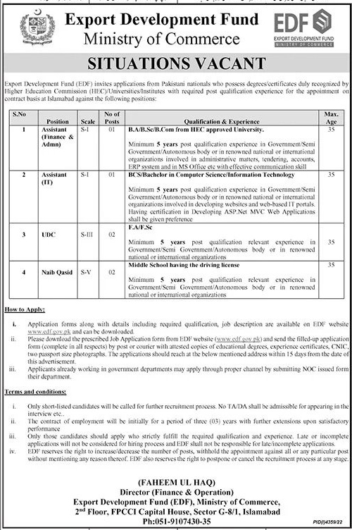 Ministry of Commerce Jobs