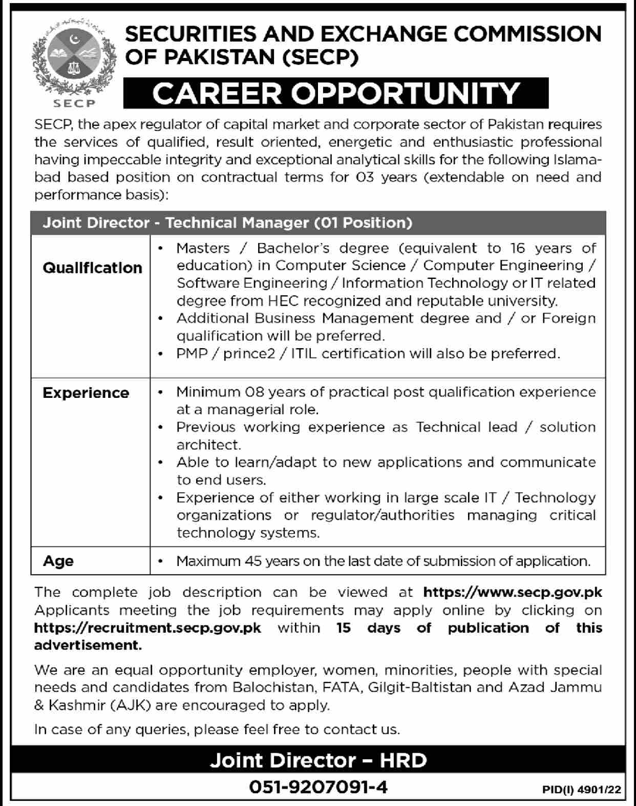 SECP Jobs